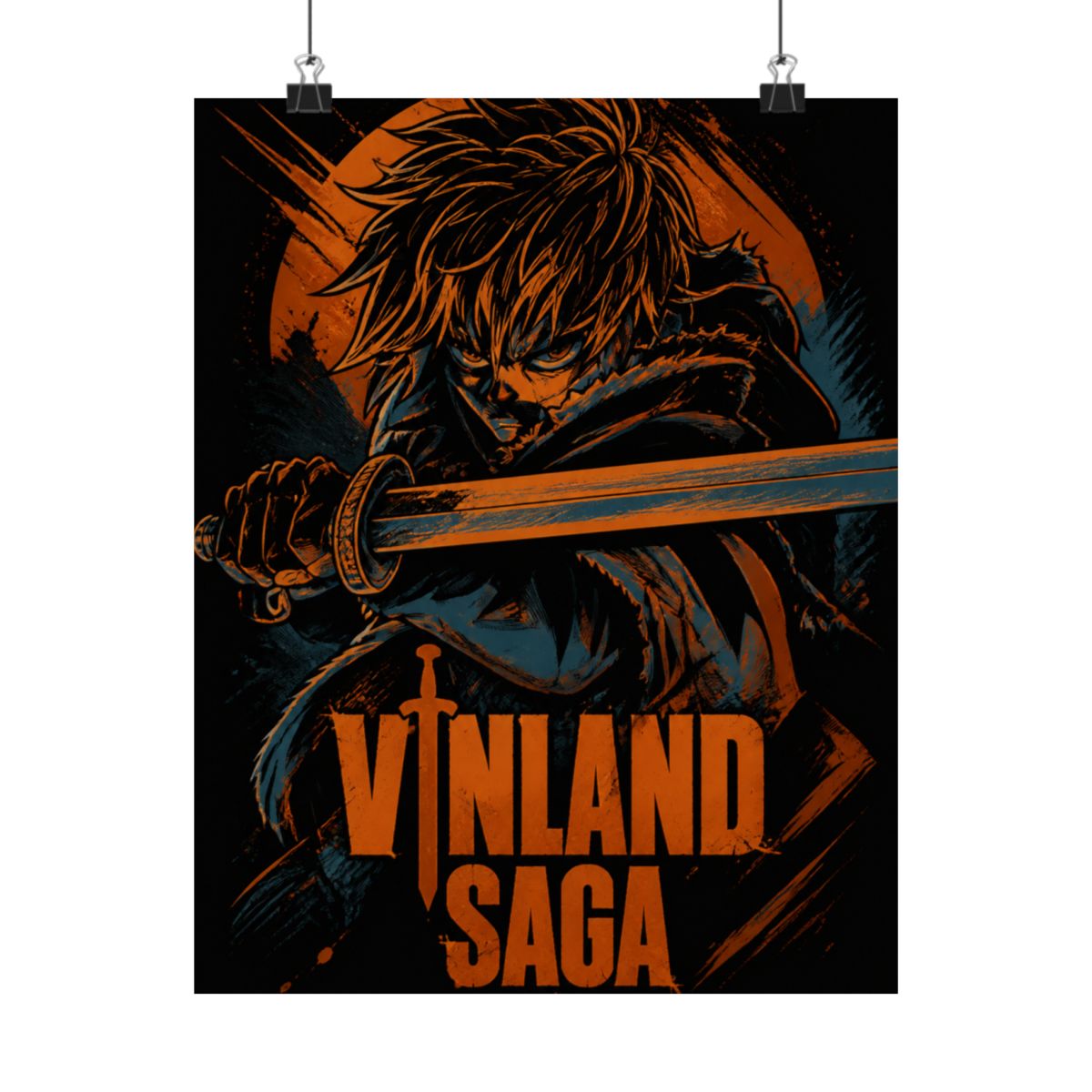 AHHYCXZ Thorfinn Poster Vinland Saga Posters Wall Art Painting Posters Gift Living Room Prints Bedroom Decor Poster Artworks 12x18inch(30x45cm) - alternate angle 5, merchandise
