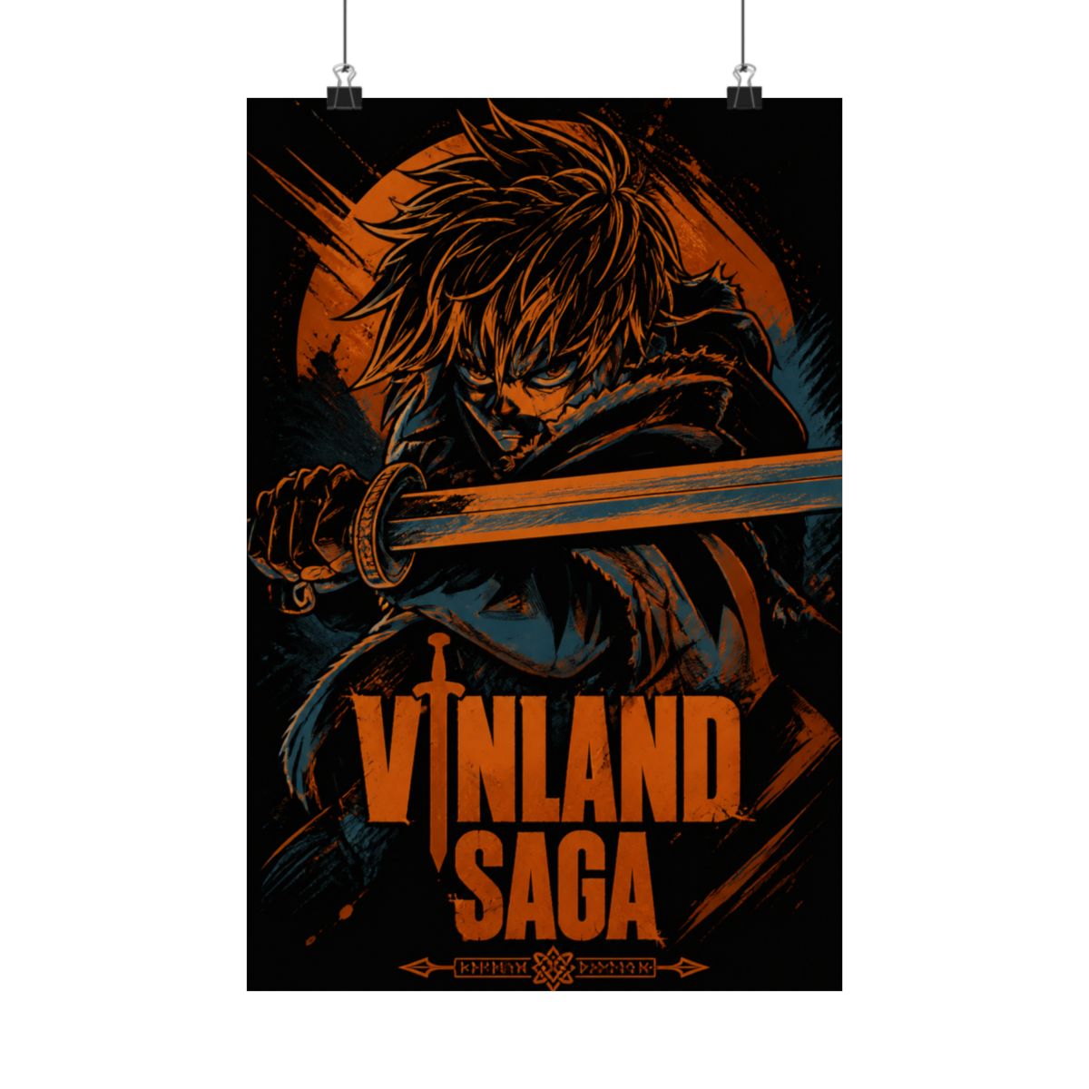 AHHYCXZ Thorfinn Poster Vinland Saga Posters Wall Art Painting Posters Gift Living Room Prints Bedroom Decor Poster Artworks 12x18inch(30x45cm) - alternate angle 4, merchandise